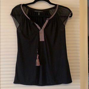 WHBM Gypsy cap sleeve top